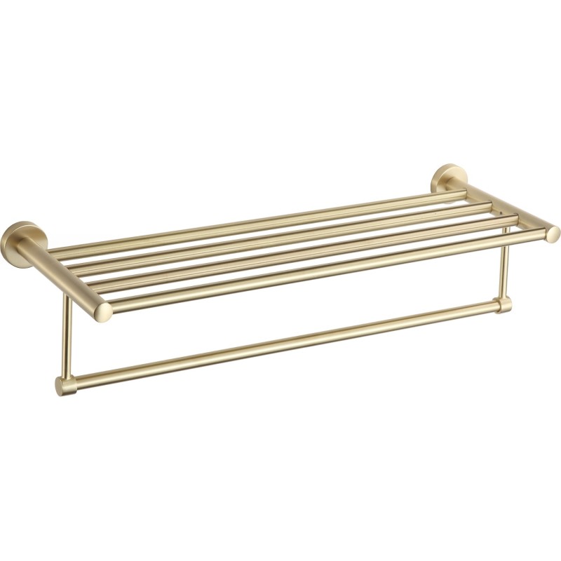 Mexen Remo rankšluosčių lentyna, šlifuotas auksas - 7050720-55