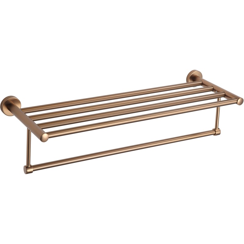 Mexen Remo rankšluosčių lentyna, šlifuotas varis - 7050720-65