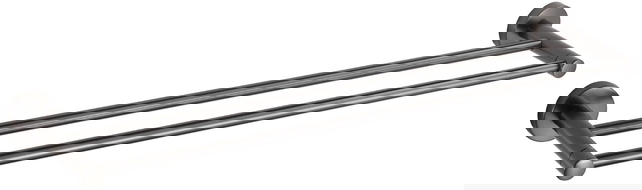 Mexen Remo dvejopas rankšluosčių laikiklis, šlifuota gun grey - 7050725-66