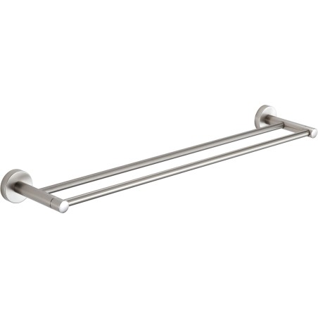 Mexen Remo dvigubas rankšluosčių laikiklis, šlifuotas nikelis - 7050725-97