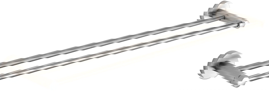 Mexen Remo dvigubas rankšluosčių laikiklis, šlifuotas nikelis - 7050725-97