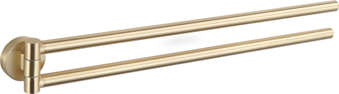 Mexen Remo dvigubas besisukantis rankšluosčių laikiklis, švelniai padengtas auksu - 70507255-55