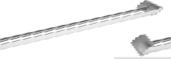 Mexen Base dvigubas rankšluosčių laikiklis, chromas - 7088225-00