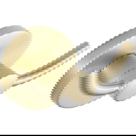 Mexen Remo dvivietis rankšluosčių kabliukas, šepečiu valytas auksinis - 70507352-55