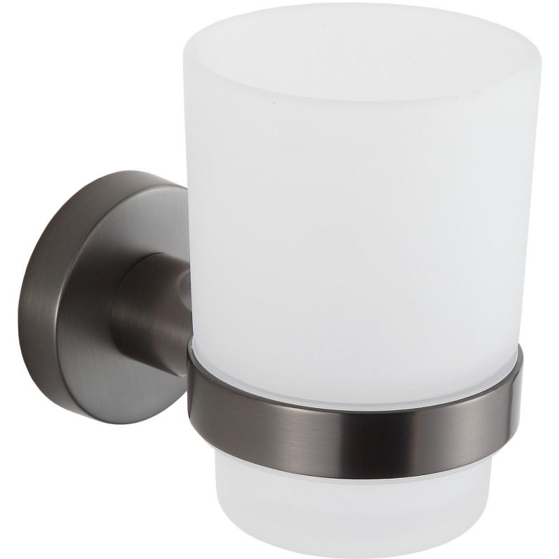 Mexen Remo puodelis dantų šepetėliams, šlifuotas ginklas pilka - 7050738-66