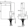 Mexen Liv virtuvinis maišytuvas, inox - 672100-99