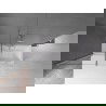 Mexen Velar vonios pertvara 2 dalių stumdomas 150 x 150 cm, skaidrus, šlifuotas nikelis - 896-150-000-01-97