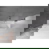 Mexen Velar vonios ekranas, 2-jų dalių, slankiojantis, 100 x 150 cm, skaidrus, šlifuotas nikelis - 896-100-000-01-97