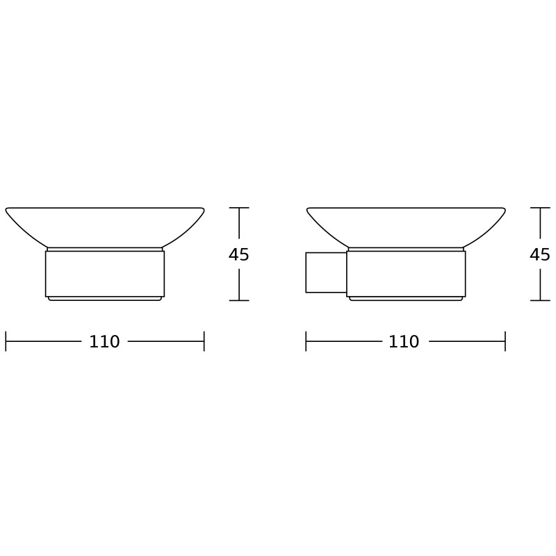 Mexen Adox muilinė, chromas - 7018239-00