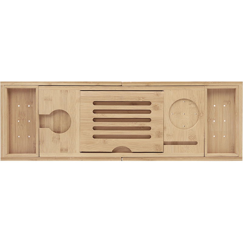 Mexen Bamboo lentynėlė voniai 70-105 cm, natūralus bambukas - 701170-00