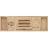 Mexen Bamboo vonios lentyna 70-105 cm, bambus natural - 701170-00
