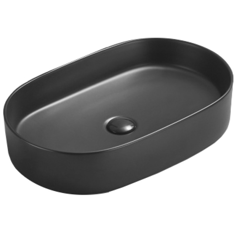 Mexen Celia 60 x 38 cm stalviršinis praustuvas, juoda matinė - 22206085
