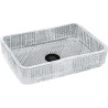 Mexen Akra stiklinis antstalinis praustuvas 46 x 33 cm, permatomas - 24024600