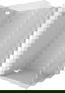 Mexen Lunar L dušo kabina su atveriamomis durimis kairė 75 x 80 cm, permatoma, balta - 834L-075-080-20-00-L