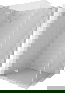 Mexen Lunar L kairinis kairinis dešinysis 70 x 90 cm, skaidrus, šukuotas nikeliu - 834L-070-090-97-00-L