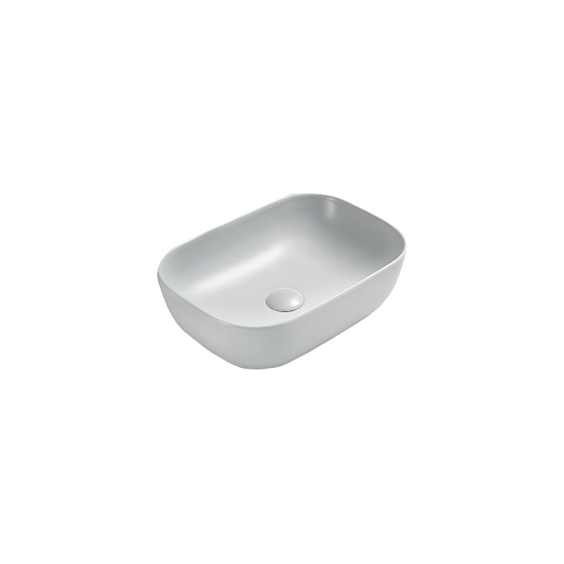 Mexen Rita stalviršio praustuvas 45 x 32 cm, platinos matas - 21084563