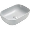 Mexen Rita antstalinis praustuvas 45 x 32 cm, matinės platinos - 21084563