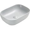 Mexen Rita stalviršio praustuvas 45 x 32 cm, platinos matas - 21084563
