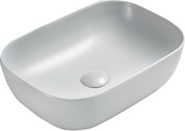 Mexen Rita stalviršio praustuvas 45 x 32 cm, platinos matas - 21084563