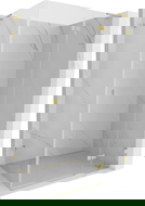 Mexen Lunar L dešinysis stačias dušo kabinos durys 70 x 90 cm, skaidrus, auksinės šlifuotas - 834L-070-090-55-00-P