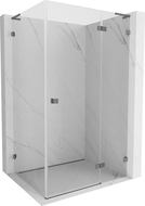 Mexen Lunar L dešinė varstoma dušo kabina 75 x 90 cm, skaidrus, tamsus metalas - 834L-075-090-95-00-P