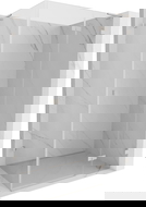 Mexen Lunar L dušo kabina, dešinie pusė, 85 x 90 cm, permatomas, šlifuotas nikelis - 834L-085-090-97-00-P