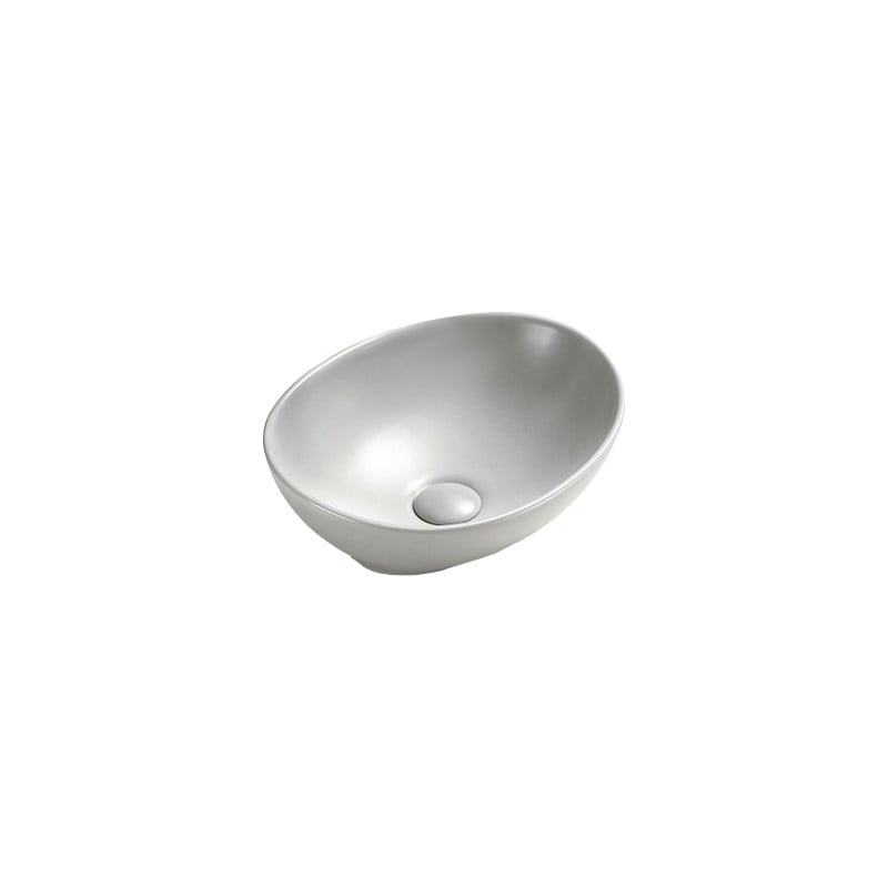 Mexen Elza pastatoma praustuvė 40 x 33 cm, platininė matinė - 21014063