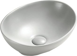 Mexen Elza praustuvas ant stalviršio 40 x 33 cm, platinos matinis - 21014063