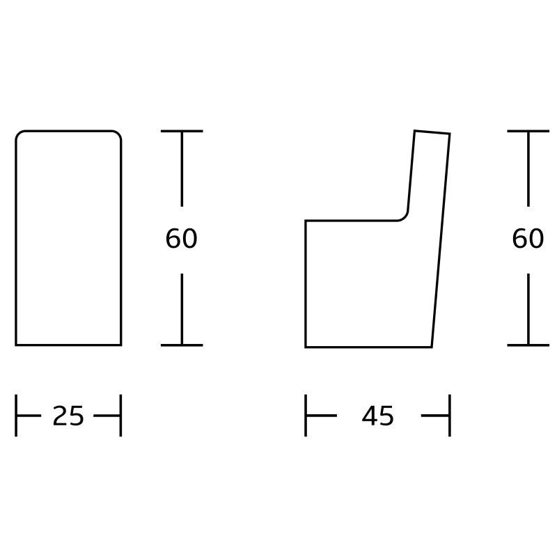 Mexen Adox rankšluosčių kabliukas, auksinis - 7018235-50
