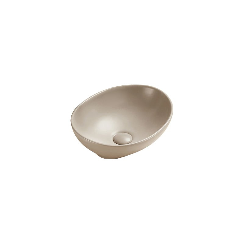 Mexen Elza pastatoma kriauklė 40 x 33 cm, matinė cappuccino - 21014064