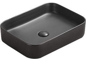 Mexen Vena stalviršinis praustuvas 50 x 37 cm, juodas matinis - 22195085