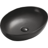 Mexen Jowita stalviršio praustuvas 52 x 39 cm, Juodas matinis - 21355285