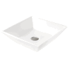 Mexen Pola antstalinis praustuvas 41 x 41 cm, baltas - 22224100