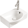 Mexen Mista kairinis praustuvas kairysis 40 x 28 cm, baltas - 22174000L