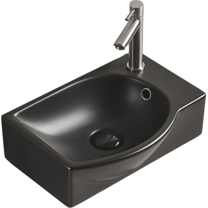 Mexen Mista stalviršio kairė pusė 40 x 28 cm, juoda matinė - 22174085L
