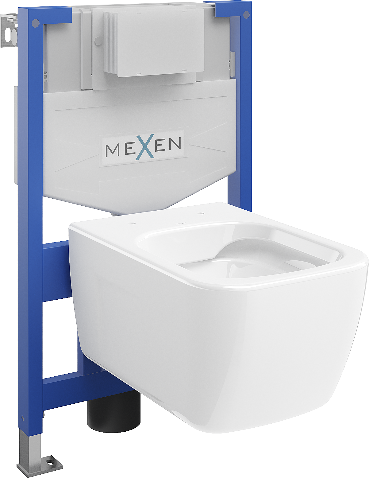 Mexen WC potinkinis komplektas Felix XS-F stovas su klozetu Margo, Balta - 6803342XX00