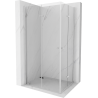 Mexen Lima Duo sulankstoma dušo kabina 90 x 70 cm, Skaidrus, Chromo - 856-090-070-02-00