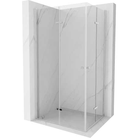 Mexen Lima Duo sulankiojama dušo kabina 90 x 80 cm, permatoma, chromas - 856-090-080-02-00