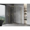 Mexen Mist H T kairė atsidaroma dušo kabina 70 x 100 cm, skaidri, auksinė - 8A5T-070-100-50-00-L