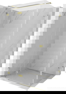 Mexen Lunar T atveriama kairioji dušo kabina 90 x 70 cm, skaidri, auksinė - 834T-090-070-50-00-L