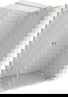 Mexen Lunar T dešinysis atverčiamas dušo kabina 70 x 90 cm, skaidri, auksinė - 834T-070-090-50-00-P