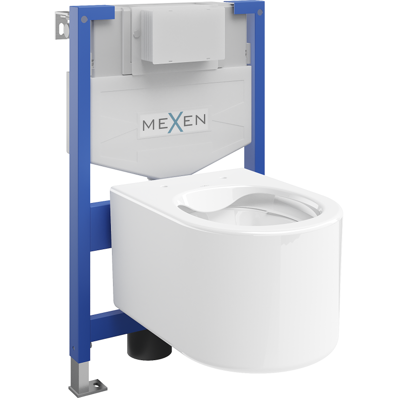 Mexen WC potinkinis komplektas Felix XS-F stovas su klozetu Sofia, Balta - 6803354XX00