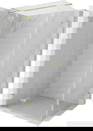 Mexen Lunar T kairinamoji dušo kabina kairinė 75 x 90 cm, skaidri, auksas šlifuotas - 834T-075-090-55-00-L