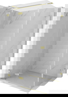 Mexen Lunar T pakabinė dušo kabina kairė 80 x 70 cm, skaidri, aukso spalvos šlifuota - 834T-080-070-55-00-L