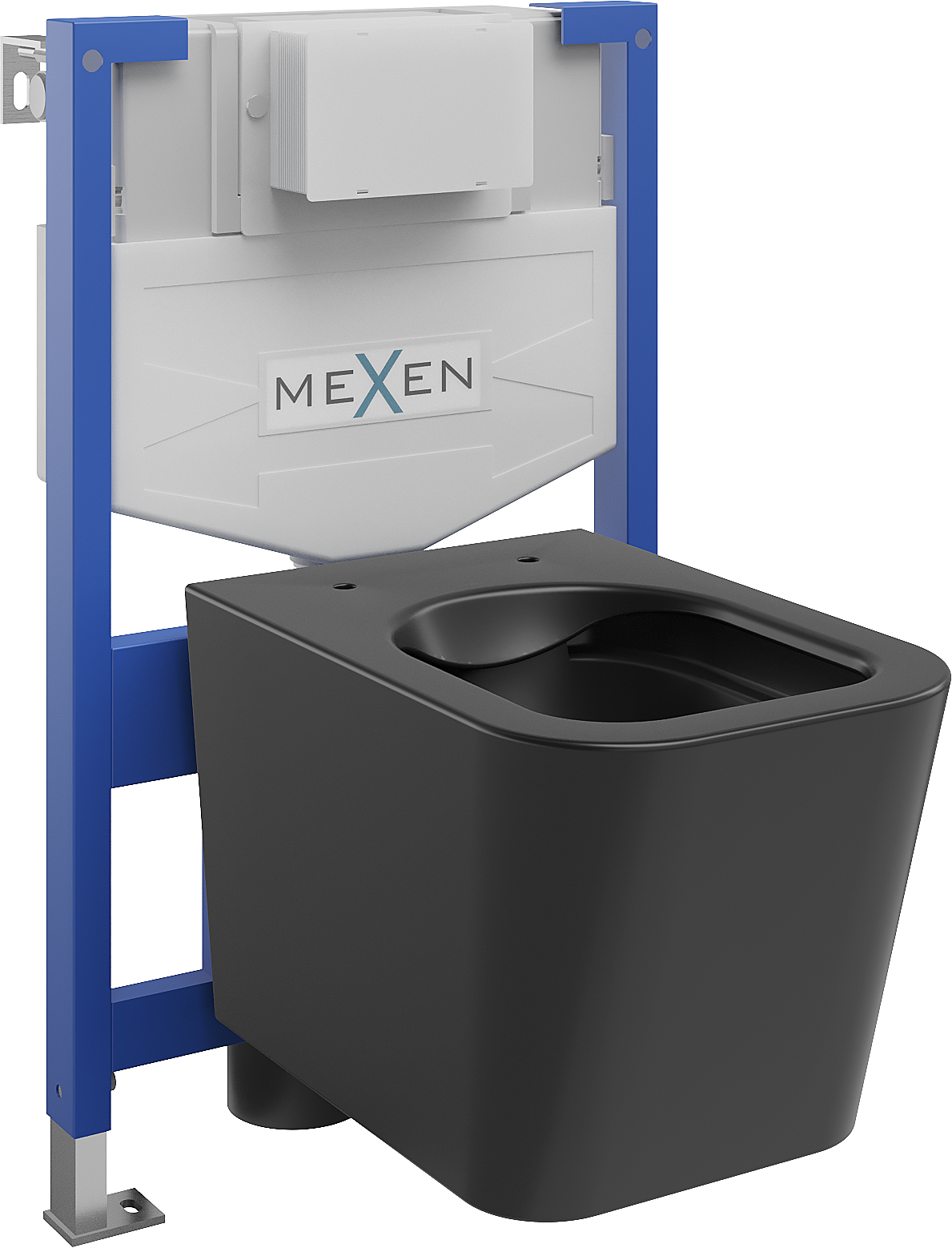 Mexen WC potinkinis komplektas Felix XS-F stovas su klozetu Teo, Juodas matinis - 6803385XX85