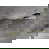 Mexen Mist H T kairiųjų durų dušo kabina 85 x 110 cm, skaidri, auksinė šlifuota - 8A5T-085-110-55-00-L