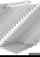 Mexen Lunar T kabina dušo durys atveriamos kairė 80 x 70 cm, skaidri, rožinis auksas - 834T-080-070-60-00-L