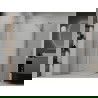 Mexen Roma Duo pakreipiama dušo kabina 120 x 70 cm, Skaidrus, Chromo - 854-120-070-02-00