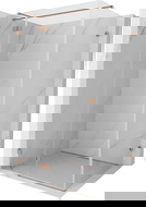 Mexen Lunar T priemenama dušo kabina kairė 100 x 110 cm, skaidrus, šlifuotas varis - 834T-100-110-65-00-L