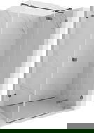 Mexen Lunar T dešinysis varstomas dušo kabina 70 x 100 cm, skaidri, šlifuota ginklų pilka - 834T-070-100-66-00-P